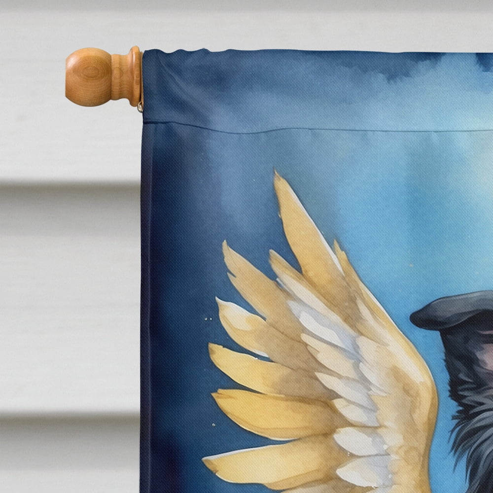 Border Collie My Angel House Flag 28 in x 40 in