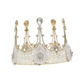 thumbnail image 4 of Tiara de boda Gloria tocado nupcial corona de diamantes de imitación 145 cm x 12 cm, 4 of 9
