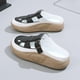 thumbnail image 1 of Sandalias deslizantes para mujer, zapatillas ligeras a la moda, zapatillas suaves para casa, sandalias impermeables con tiras, zapatillas planas para negro 36 Fernando Zapatillas de verano, 1 of 8