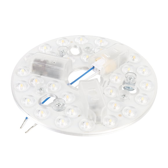 Kit De Adaptación De Luz De Ventilador De Techo LED, Función De Memoria Redonda 3 Colores Regulables Panel De Repuesto De Luz De Ventilador De Techo LED Eficiencia Energética