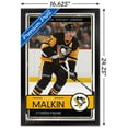 thumbnail image 3 of NHL Pittsburgh Penguins - Evgeni Malkin 16 Wall Poster, 14.725" x 22.375", Framed, 3 of 5