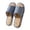 A-Navy668, variant on Bibifish Womens House Slippers Linen Breathable Non Slide Sandals Home Indoor Casual Flat Slippers