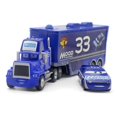 thumbnail image 1 of Disney Pixar Cars 3-camión contenedor de Rayo McQueen para niños, modelo de Metal fundido a presión, juguete de regalo de cumpleaños, 2 piezas, 1:55, 1 of 4