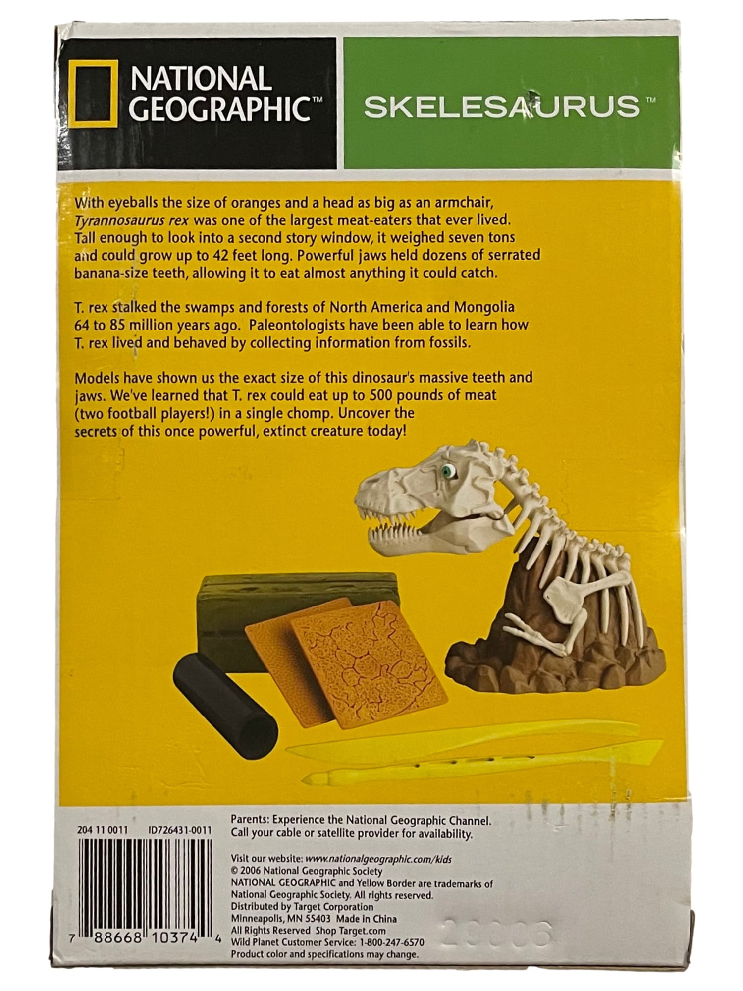 National Geographic Skelesaurus, Build A T-Rex Dinosaur - Walmart.com