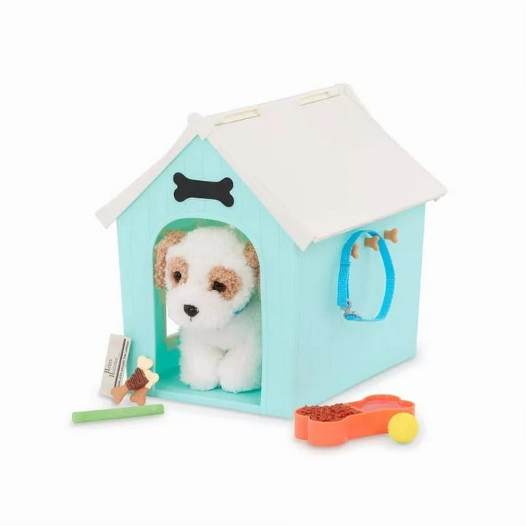 Our Generation Puppy Place Pet Dog Plush Dog House Accessory Set