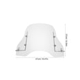 thumbnail image 2 of SWETRACE 1Jgo Parabrisas Transparente Universal Para Motocicleta Con Soporte Resistente Y Fácil Instalación, 2 of 8