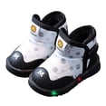 thumbnail image 1 of Girls Winter Solid Color Polka Dot Snow Boots Warm and Comfortable Boots, 1 of 5