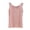 a-Pink24348, variant on Womens Solid Color Scoop Neck Basic Tank Top With Wide Shoulder Straps Soft Stretchy Loose Fit Casual Layering Cami For Everyday Wear Pink XXL