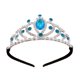 thumbnail image 1 of Diadema con perforaciones de agua para novias, bodas y celebraciones de 18 cumpleaños. Accesorio para el cabello., 1 of 5