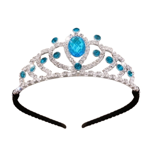 Water Drill Headband Princess Bridal Weddings 18th Birthday Celebration Hair Accessory Metal