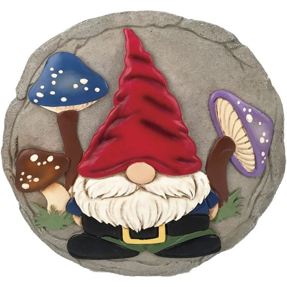 GNOME STEPPING STONE / DECORATIVE WALL PLAQUE