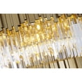 thumbnail image 2 of Design Living 60-Light Brass Stainless Steel Chandelier With Clear Crystals, 2 of 6