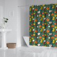 thumbnail image 2 of Pioneer Flower Floral Print Pattern Shower Curtain 72"x84", Bathroom Decorative Shower Curtain Set with 12 Hooks, Waterproof Washable, 2 of 6