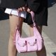 thumbnail image 4 of Bolso de viaje a la moda con doble bolsillo bolso informal para mujer Color sólido Simple para el trabajo, 4 of 9