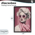 thumbnail image 4 of Stupell Industries Art Deco Iconic Retro Chic Portrait Black Floating Frame Canvas Art, 17 x 25, by Andrea Haase, 4 of 8