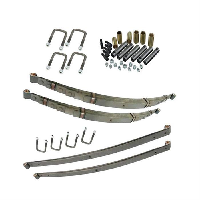 1955-56 Ford Pickup Front & Rear Leaf Springs, Ubolts and Shackle ...