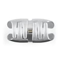 thumbnail image 4 of 6 PC Silver Color Medium Claw Clip : the Ultimate in Hair Styling! Clips Girl Brand, 4 of 6