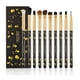 thumbnail image 1 of Set De Brochas De Maquillaje De Ojos, 10 Unidades, Modelo Negro, 1 of 4