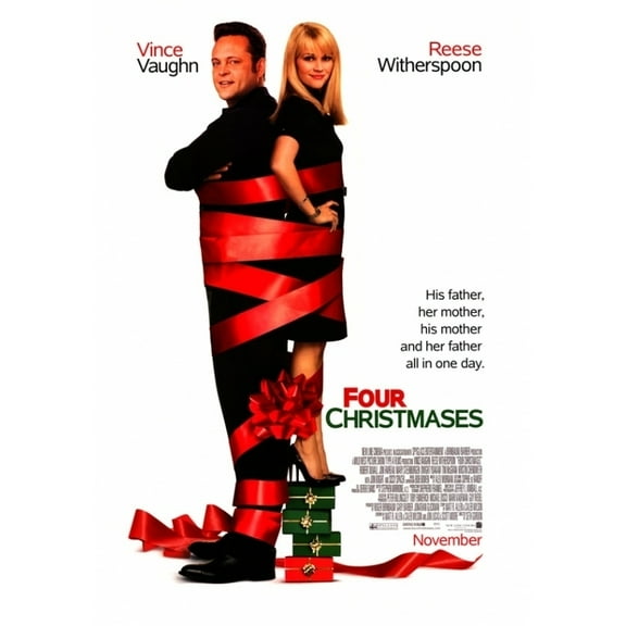 Four Christmases Movie Poster (11 x 17)
