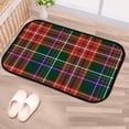 thumbnail image 5 of Floor Door Mats Bath Rugs Tartan Plaid Red , Entry Rug Non-Slip Washable Indoor Door Mat, Small Oriental Accent Throw Rug for Bedroom Kitchen Entryway Bathroom 36x24in Carpet Runner, 5 of 7