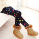 thumbnail image 1 of Pantalones forrados de lana para niñas, pantalones cálidos con estampado de estilo otoño/invierno para niños, ropa de abrigo para niños medianos, 1 of 5