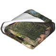 thumbnail image 2 of Manta de viaje de felpa suave con diseño de Swamp Talk con Shrek y Donkey para dormitorio, sala de estar, sofá, oficina, regalo para todas las estaciones para mujeres, hombres, niñas y niños, 2 of 7