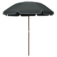 thumbnail image 3 of vidaXL Outdoor Umbrella Parasol with Crank Patio Sunshade Sun Shelter Steel, 3 of 6
