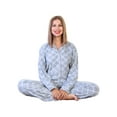 thumbnail image 2 of Angelina Cozy Fleece Notch Collar Pajama Set with Pockets (1-Pack), 2 of 4