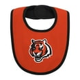 thumbnail image 4 of Newborn & Infant Black/Orange Cincinnati Bengals Home Field Advantage Three-Piece Bodysuit, Bib & Booties Set, 4 of 5