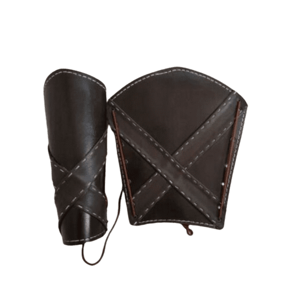 Viking leather leg guard,leg protection,cosplay larp leg guard arm guard gifts