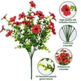 thumbnail image 3 of ZZ 20 Bundles Artificial Fake Flowers for Outdoor Faux Eucalyptus Flowers for Home Decoration, 3 of 6
