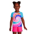 thumbnail image 3 of Lands' End Girls Short Sleeve Crew Neck UPF 50 Swim Rash Guard, 3 of 3