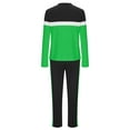 thumbnail image 5 of FRSASU Track Suits for Women Set - Casual 2 Piece Outfits Sweatsuit Pocket Long Sleeve with Pants Set Green, 5 of 5