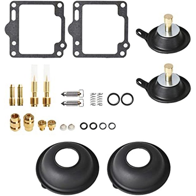 Kit de reparación de diafragma de carburador para Yamaha Virago Xv 750 1988-1997 Afortunado Sencillez