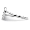 thumbnail image 5 of Auriga Fine Jewelry 925 Sterling Silver CZ Heart Ring for Women Size 6, 5 of 5