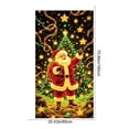 thumbnail image 3 of Glows Christmas Door Cover Santa And Tree Printed Holiday Decoration Festive Banners For Indoor Outdoor Christmas Party Home Decor Large Size Glowing Print Door Hanging, 3 of 5