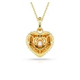 thumbnail image 4 of Collar con colgante Idyllia de Swarovski en forma de corazón con piedra octogonal transparente, 4 of 6