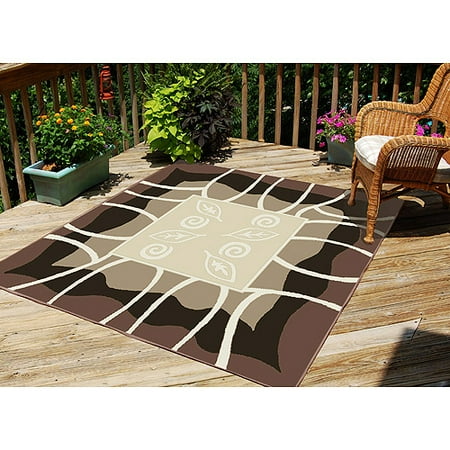 Indoor/Outdoor Puzzle Rug, Frappe