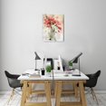 thumbnail image 7 of Eye-catching Pink Flowers Canvas Wall Art 12X16inch Abstract Bouquet in Vase Artwork Prints. Perfect Pink Floral Picture Poster for Teen Girl's Bedroom or Bathroom Decor, 7 of 7