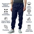 thumbnail image 4 of 2-Pack Men's Slim-Fit Stretch Cargo Jogger (S-2XL), 4 of 5