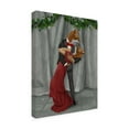thumbnail image 2 of Trademark Fine Art 'Foxes Romantic Dancers' Canvas Art by Fab Funky, 2 of 3