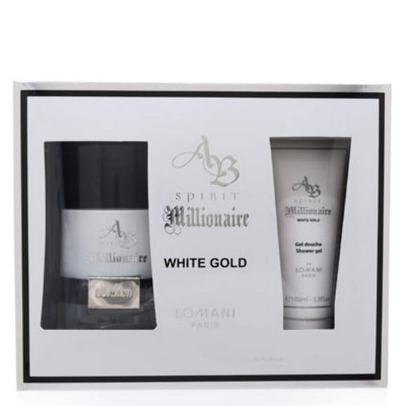 Set de perfume Lomani AB Spirit Mill White Gold para hombre