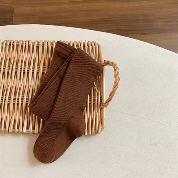 Kids Tighrs Girls Knited Tights Cotton Warm Leggings Girls Footed Tights Girls Winter Leggings for Girls 8-9 Years