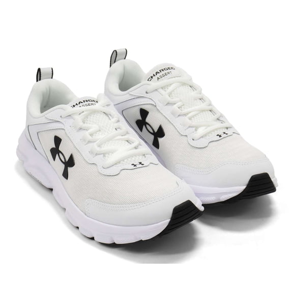Under Armour Women's Charged Assert 9 Running Shoe, White,8.5 M US