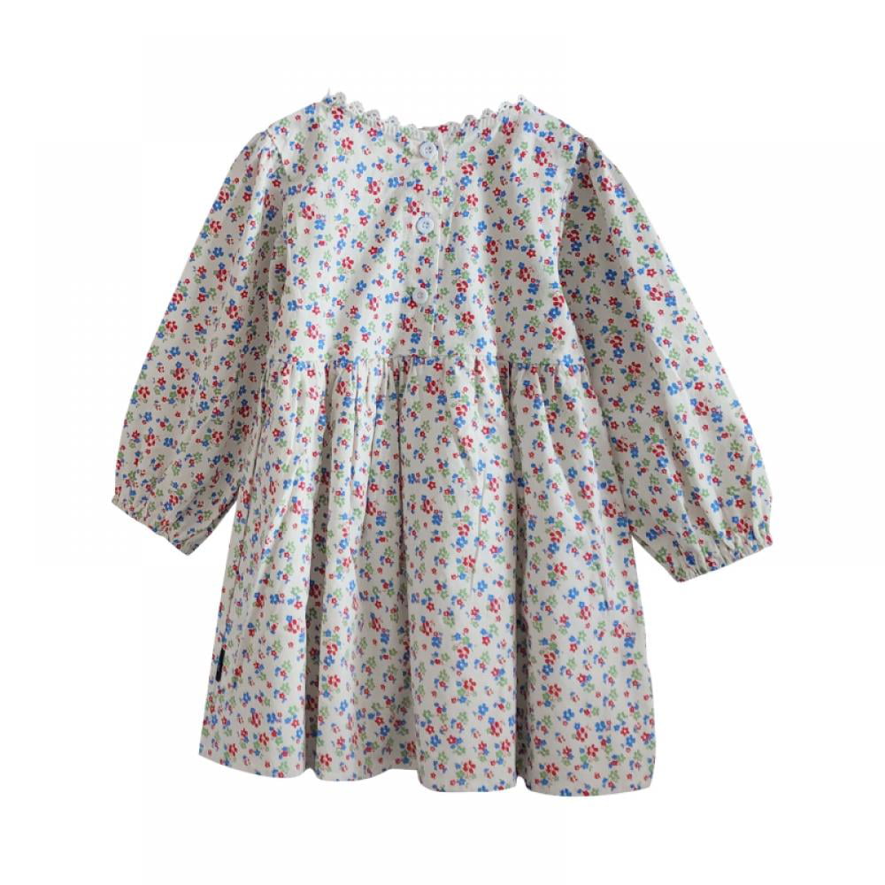 Noa Noa Girls Mini Organic Flower Bird Skirt,Knee Length 