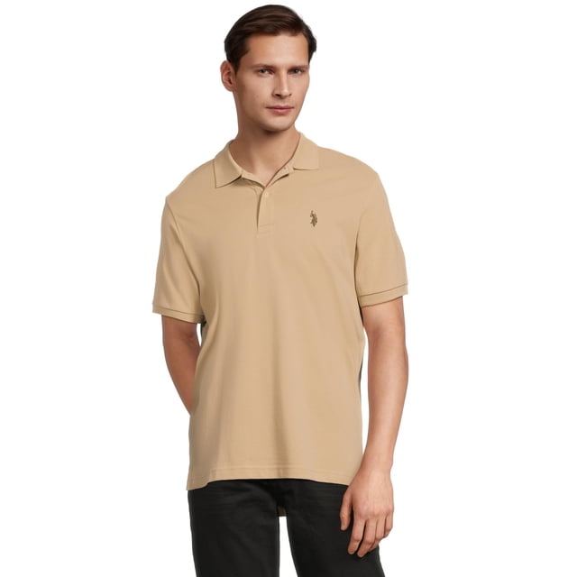 Polo de Algodón Khaki Tribeca para Hombre U.S. Polo Assn. XL