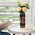 thumbnail image 6 of JSTEL Hippie Peace Sign Floral Flower Vase Decorative Floreros for Home Decor Bedroom Living Room Office Table Shelf Bathroom, 6 of 6