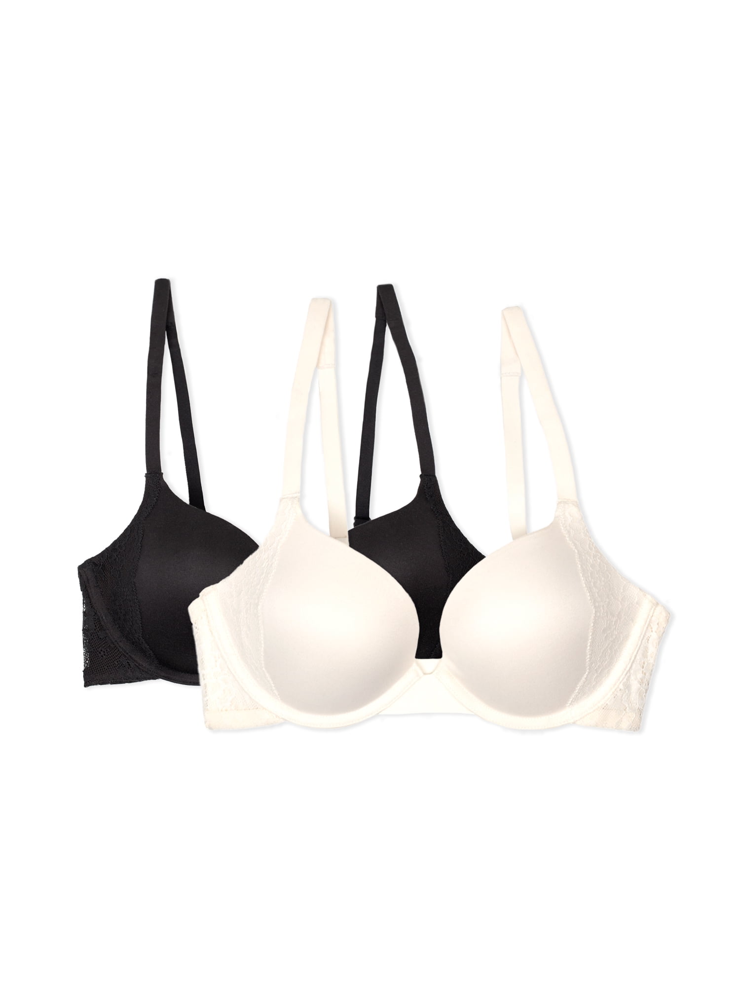 Secret Treasures - Secret Treasures Women's Essential Push-Up Bra, 2 ...