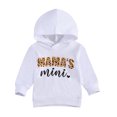 thumbnail image 1 of Xingqing Sweat à Capuche pour Bébé Fille Garçon Lettre Maman Mini Pull à Capuche Vêtements Automne Hiver, 1 of 7