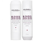 GOLDWELL DUALSENSES BLONDE AND HIGHLIGHTS ANTI-YELLOW SHAMPOO AND CONDITIONER COMBO